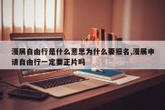 漫展自由行是什么意思为什么要报名,漫展申请自由行一定要正片吗