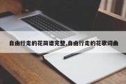 自由行走的花简谱完整,自由行走的花歌词曲