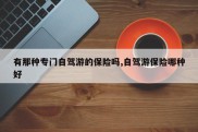 有那种专门自驾游的保险吗,自驾游保险哪种好