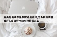 自由行电动车是杂牌还是名牌,怎么辨别质量好坏?,自由行电动车排行前几名
